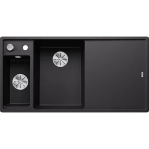 BLANCO AXIA III 6 S crna sa p.č. + pribor