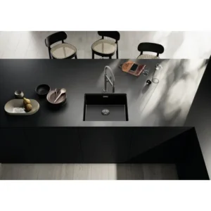 Blanco inox sudopera Claron 500-U Dark Steel podgradna