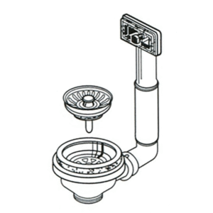Franke Odvod BKT 3 1/2'' – sudopera