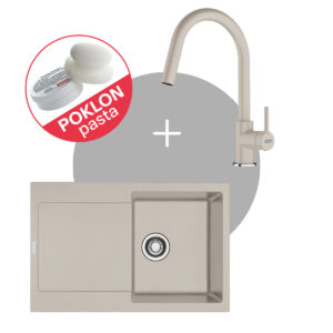Franke SET 9: sudopera Maris MRG 611 + slavina LINA J DOCCIA
