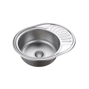 Quadron JIM 216 SteelQ,ugr sudoper 1 kada+oced+ručni sifon,satin,HD216SAT5745 – inox