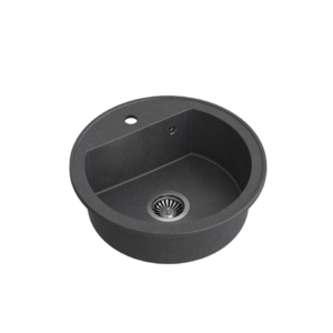 Quadron JOHNNY 210 GraniteQ,ugr sudoper 1 kada,black dot/steel HCQC5151CZK