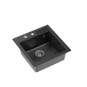 Quadron PETER 110 GraniteQ,ugr sudoper 1 kada- black dotted/steel HCQP5052CZK